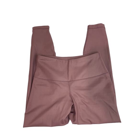 Small 90 Degree by Reflex Womens Mauve Activewear Leggings Ankle - Picture 6 of 7